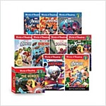 World of Reading Level2,3: The Heroes 9종 (B + CD) SET (Paperback)