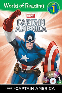 World of Reading : This is Captain America (Level 1) (Paperback + CD)