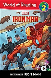 World of Reading : The Story of Iron Man (Level 2) (Paperback + CD)