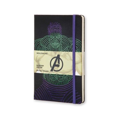 Moleskine the Avengers Limited Edition Notebook, Large, Ruled, Black, Hulk, Hard Cover (5 X 8.25) (Other)