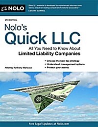 Nolos Quick LLC: All You Need to Know about Limited Liability Companies (Paperback, 9)
