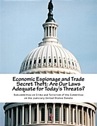 Economic Espionage and Trade Secret Theft: Are Our Laws Adequate for Todays Threats? (Paperback)