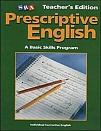 Prescriptive English A: Teachers Edition