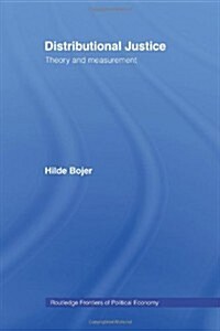 Distributional Justice : Theory and Measurement (Paperback)