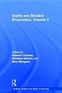 Sraffa and Modern Economics, Volume II (Hardcover)