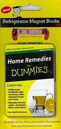 Home Remedies for Dummies Refrigerator Magnet Books (Hardcover, 1st, NOV)