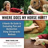 Where Does My Horse Hurt?: A Hands-On Guide to Evaluating Pain and Dysfunction Using Chiropractic Methods (Spiral)