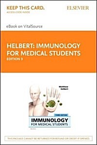 Immunology for Medical Students Elsevier eBook on Vitalsource (Retail Access Card) (Hardcover, 3)