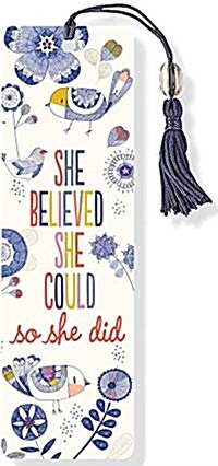 Beaded Bkmk She Believed She Could (Other)