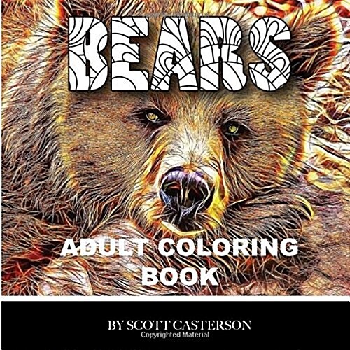 Bears Adult Coloring Book (Paperback, CLR, CSM)