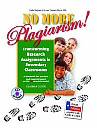 No More Plagiarism: Transforming Research Assignments in Secondary Classrooms - Teks (Paperback)