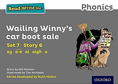 Read Write Inc. Phonics: Wailing Winnys Car Boot Sale (Grey Set 7 Storybook 6) (Paperback)