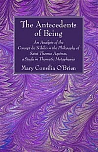 The Antecedents of Being (Paperback)