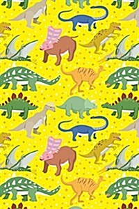 Colorful Dinosaur Journal: 150 Page Lined Notebook/Diary (Paperback)