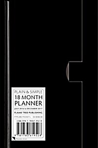 Black Pocket+ Plain & Simple 18 Month Planner 2017 (Other)
