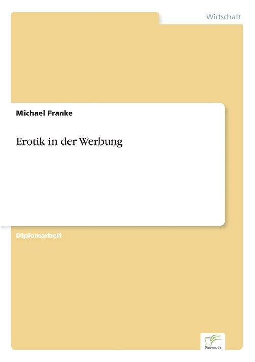 Erotik in Der Werbung (Paperback)