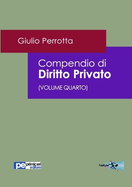 Compendio Di Diritto Privato (Volume Quarto) (Paperback)