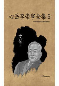 心岳李崇寧全集 06 : 文法 Ⅱ (문법 Ⅱ) 커버
