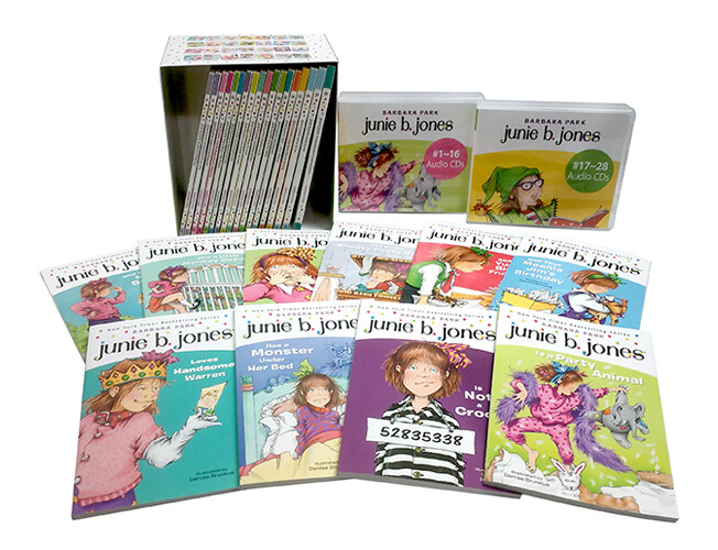 [중고] Junie B. Jones 28종 직수입도서 (오디오 32장, 단어장 증정) (Paperback 28권 + CD + Word Book)