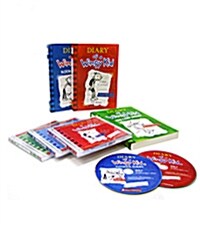 Diary of a Wimpy Kid 시리즈 3종 세트 (Paperback 3권 + Audio CD 6장)