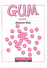 G.U.M. Level B : Answer Key (Paperback)