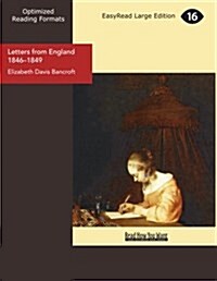 Letters from England 1846-1849 (Paperback)