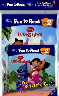 Disney Fun to Read Set 2-13 : Go, Stitch, Go! (릴로와 스티치) (Paperback + Workbook + Audio CD)