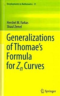 Generalizations of Thomaes Formula for Zn Curves (Hardcover)