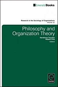 Philosophy and Organization Theory (Hardcover)