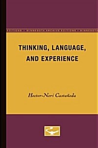 Thinking, Language, and Experience (Paperback)