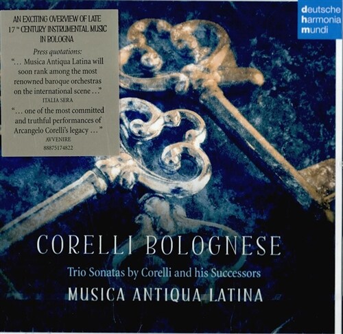 [수입] 볼로냐의 코렐리 - 코렐리와 그의 영향을 받은 작곡가들의 트리오 소나타 작품집