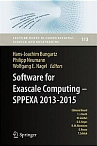 Software for Exascale Computing - Sppexa 2013-2015 (Hardcover, 2016)