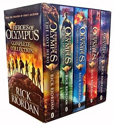 [중고] The Heroes Of Olympus Complete Collection Box Set (Paperback 5권)