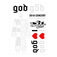 [Goods] god 15주년 콘서트 굿즈 - 스티커