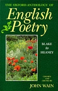 The Oxford Anthology of English Poetry (Paperback)