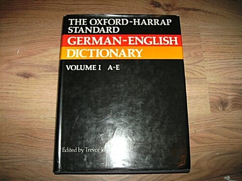 The Oxford-Harrap Standard German-English Dictionary (Hardcover)