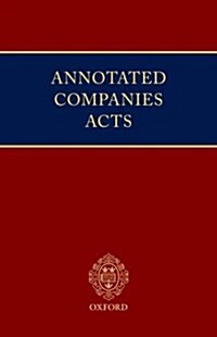 Annotated Companies Acts (Loose-leaf)