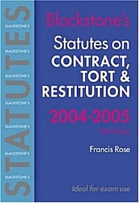 Contract, Tort & Restitution (Paperback, 15th)