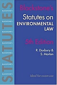 Statutes On Environmental Law (Paperback, 5th)