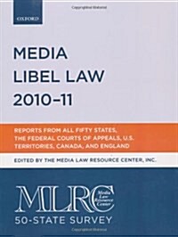 Media Libel Law 2010-2011 (Paperback)