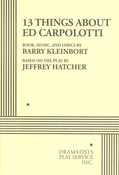 13 Things About Ed Carpolotti (Paperback)