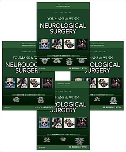 [중고] Youmans and Winn Neurological Surgery, 4-Volume Set (Hardcover, 7)