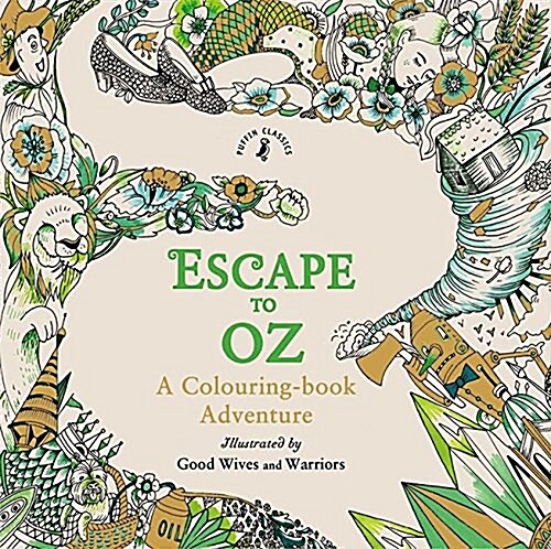 Escape to Oz: A Colouring Book Adventure (Paperback)