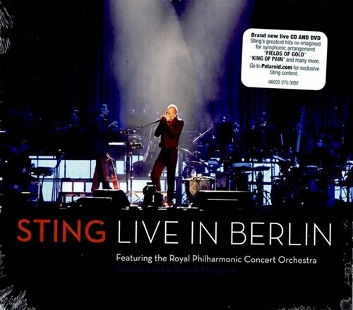 [수입] Sting - Live In Berlin [CD+DVD]