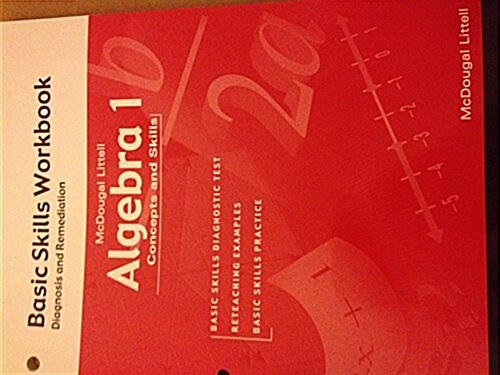 Algebra 1: Concepts and Skills: Basic Skills Workbook: Diagnosis and Remediation (Paperback)