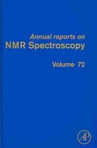 Annual Reports on NMR Spectroscopy: Volume 72 (Hardcover)