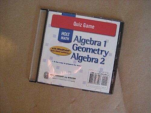 Holt Algebra 1: Quiz Game CD-ROM (Hardcover)