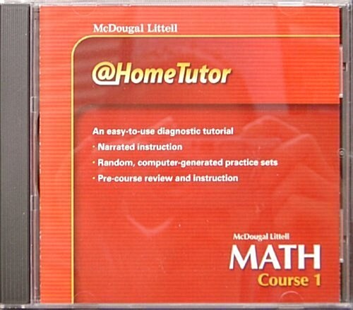 McDougal Littell Math Course 1: @home Tutor CD-ROM (Other)