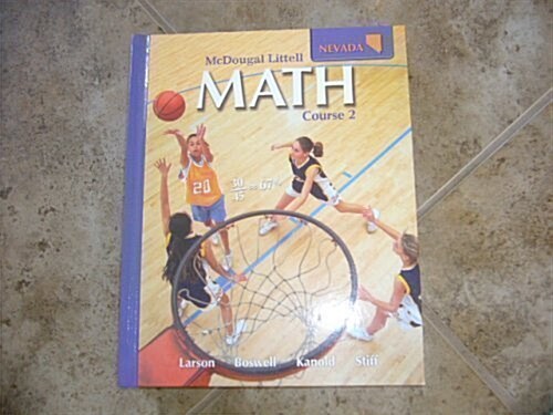 McDougal Littell Middle School Math Nevada: Student Edition Course 2 2008 (Hardcover)