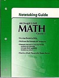 Math Course 3, Grade 8 Notetaking Guide (Paperback)